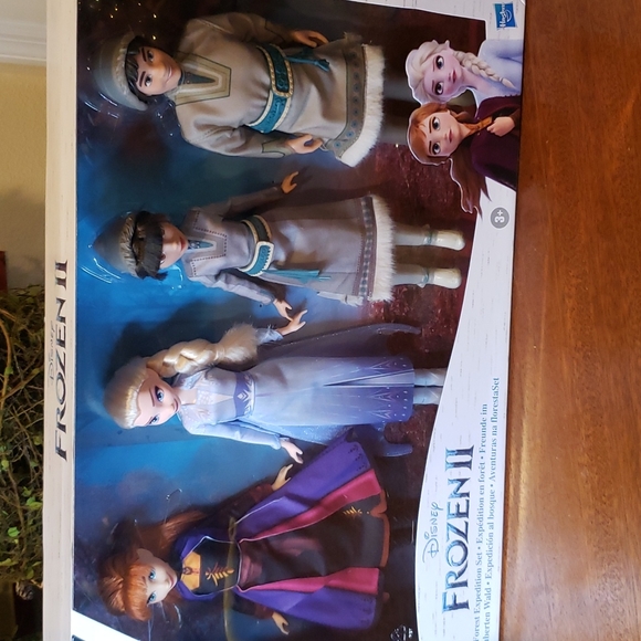 Disney Frozen 2 Forest Expedition  set 4 Figure Dolls  Hasbro Elsa Anna - Picture 2 of 12